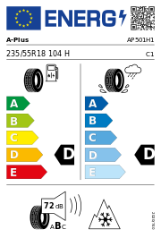 A-Plus A502 3PMSF XL 235/55 R18 104H